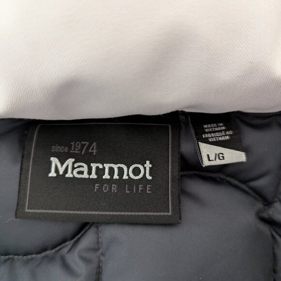 Marmot Women Chelsea Winter Snow Waterproof Long Coat Jacket Down Fill 700 L - Picture 3 of 15